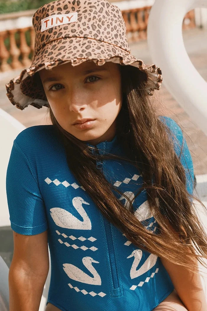 Tinycottons SWANS SWIMSUIT Çocuk Tek Parça Mayo