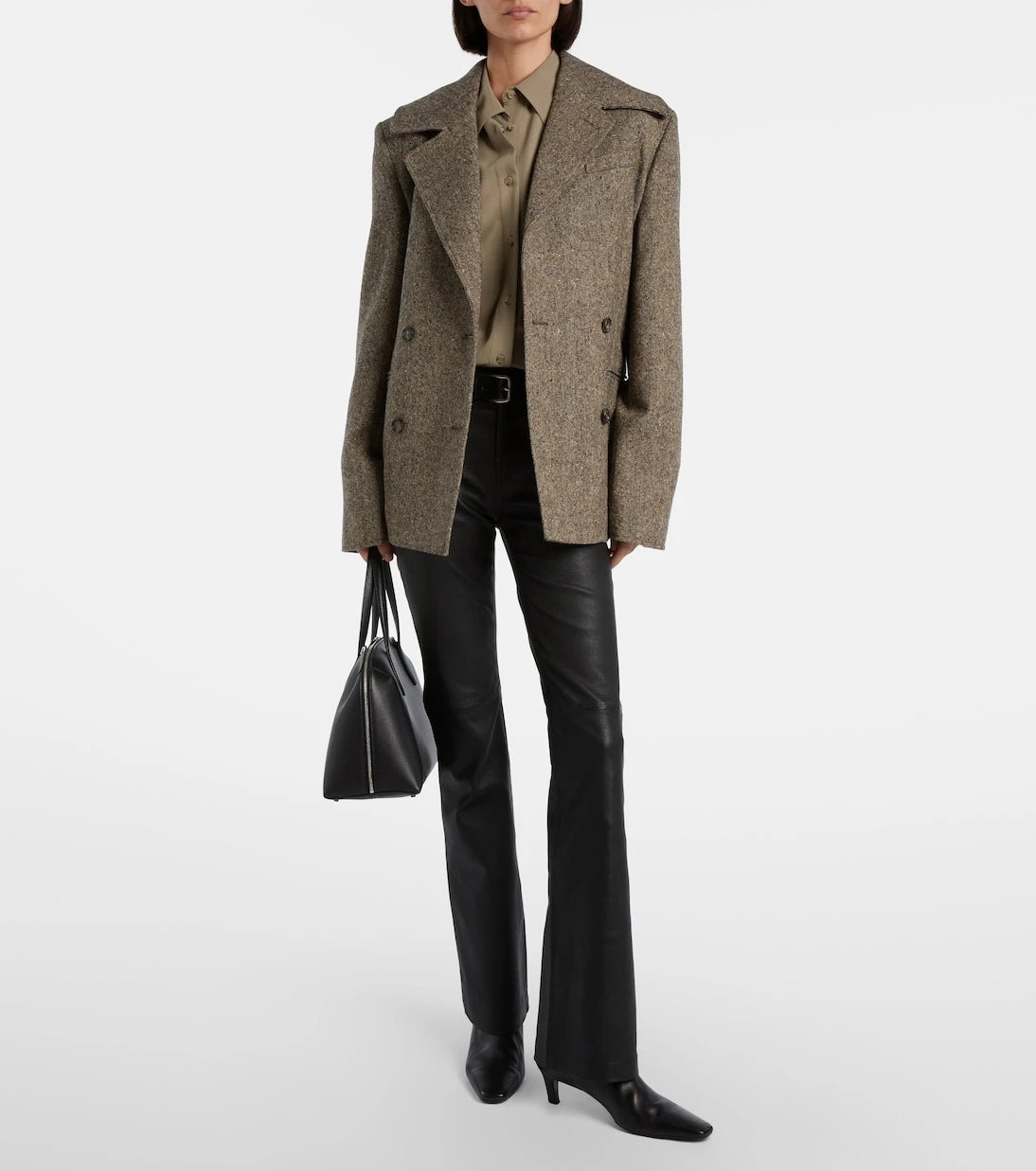 AG Jeans - Sophie leather bootcut pants