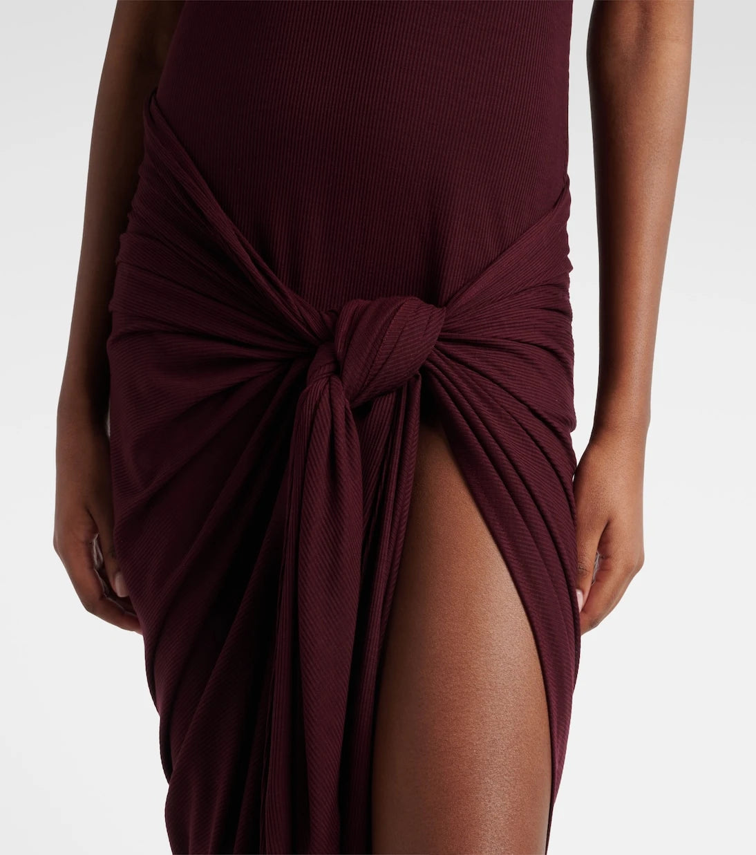 The Attico - Draped midi dress