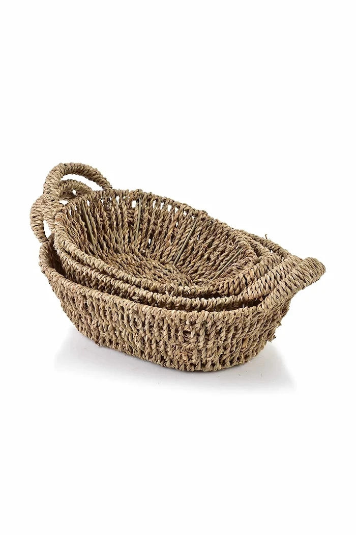 Affek Design Amparo Saklama Sepeti Seti 30 x 23 x 9 / 27 x 20 x 8 / 24 x 17 x 7 cm (3 Parça)