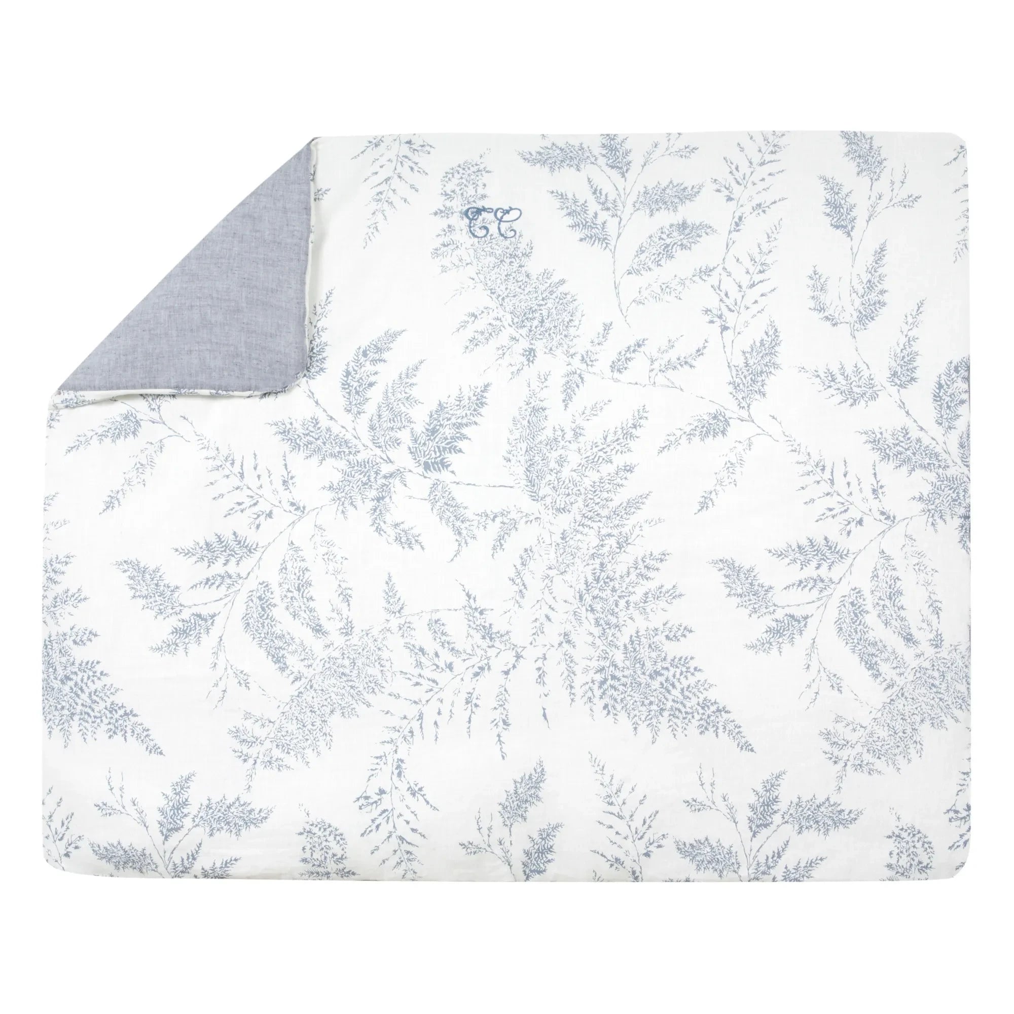 Tartine et Chocolat - Leaf-Print Blanket | Grey