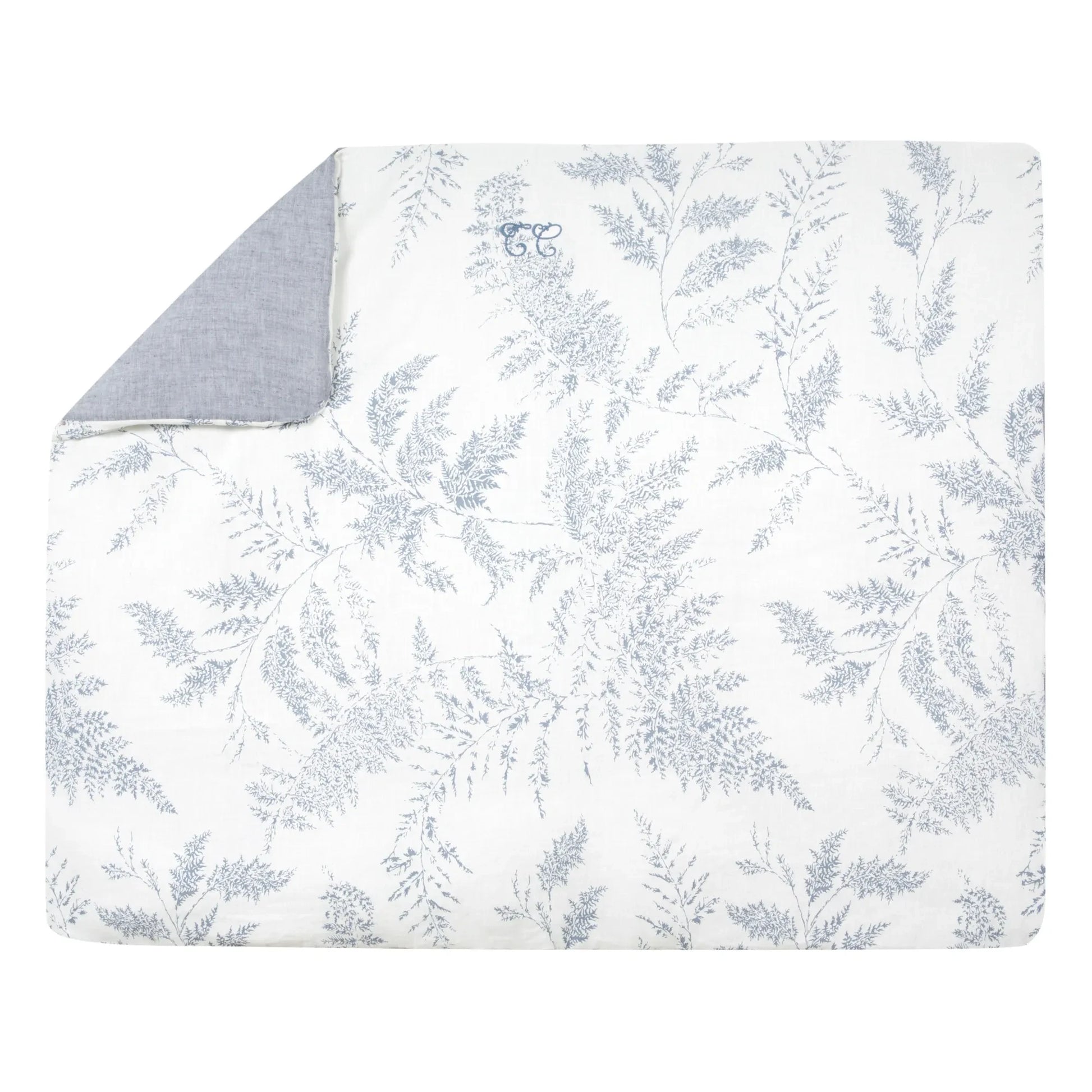 Tartine et Chocolat - Leaf-Print Blanket | Grey