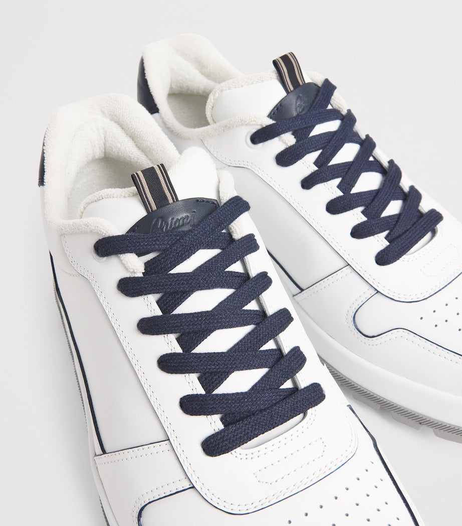 Brioni Leather Crossing Sneakers