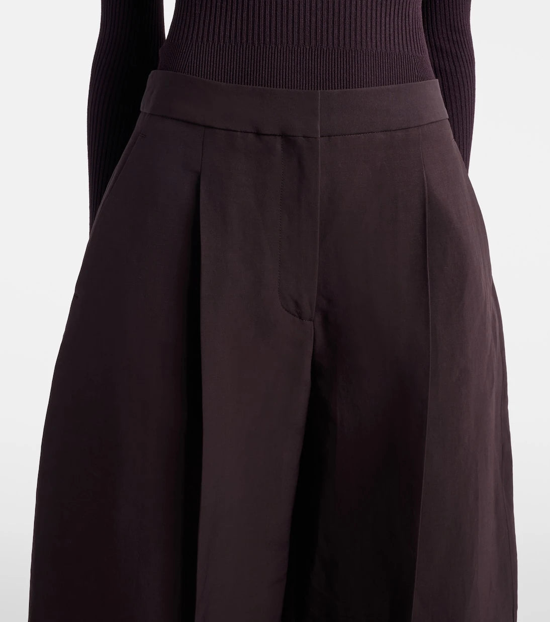 Alaïa - Poplin barrel-leg pants