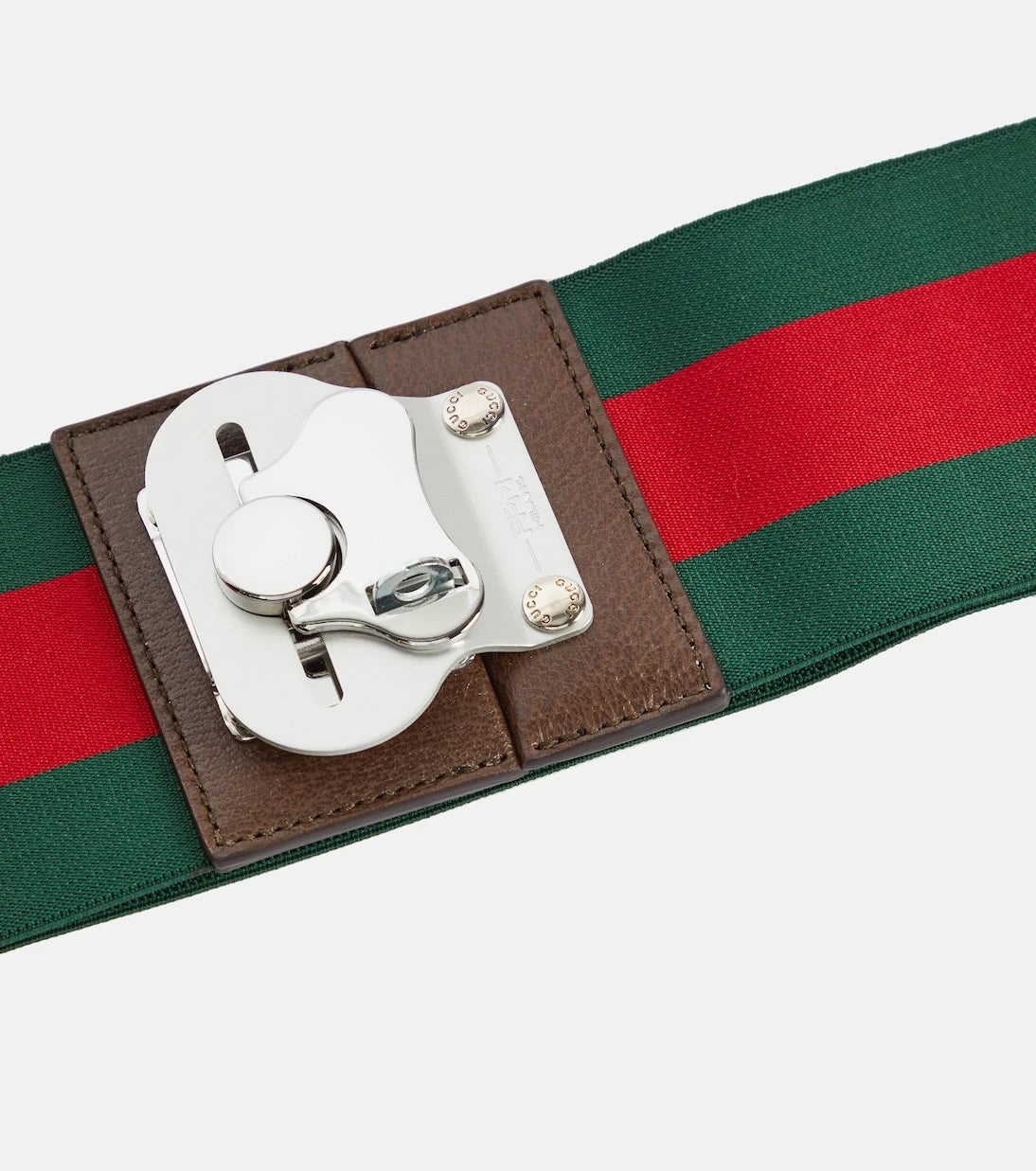 Gucci - Web Stripe luggage strap