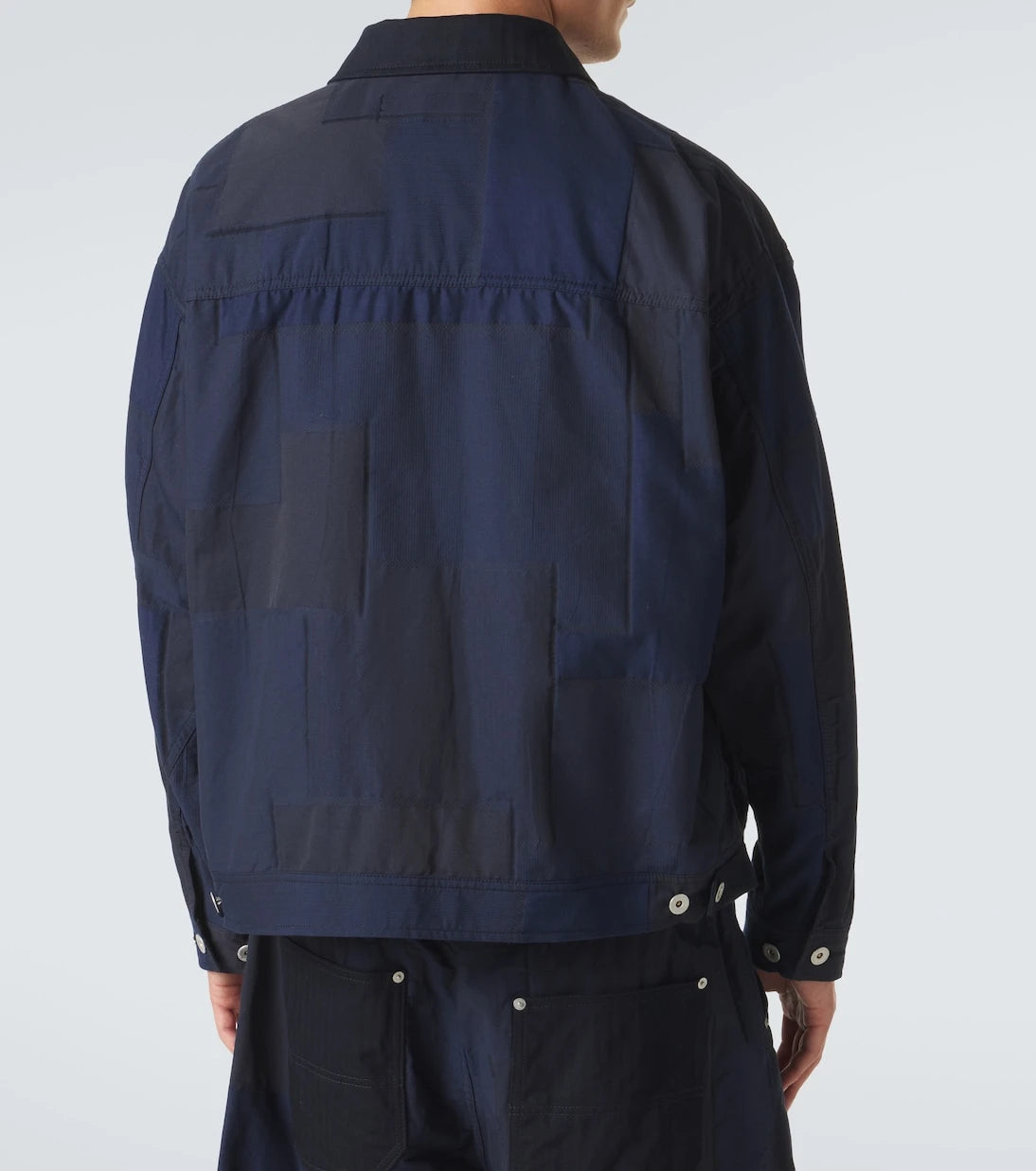 Comme des Garçons Homme - جاكيت بلوزون من مزيج القطن