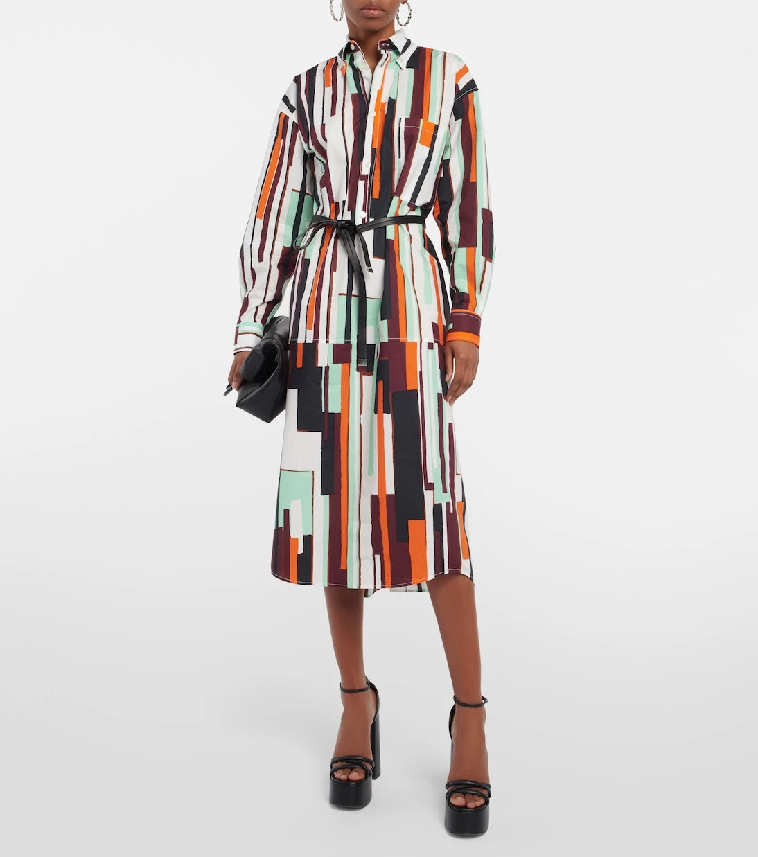 Plan C - Printed shirt dress
