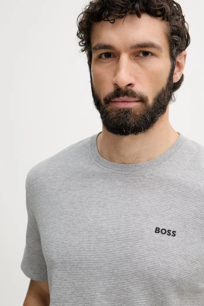 BOSS Erkek Ev Tişörtü Waffle T-Shirt