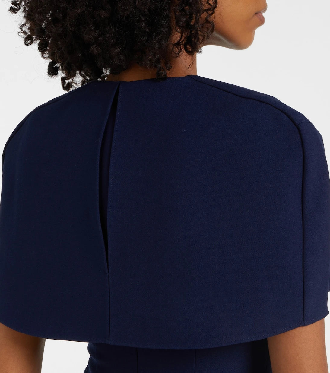 Roland Mouret - Caped crêpe cocktail dress