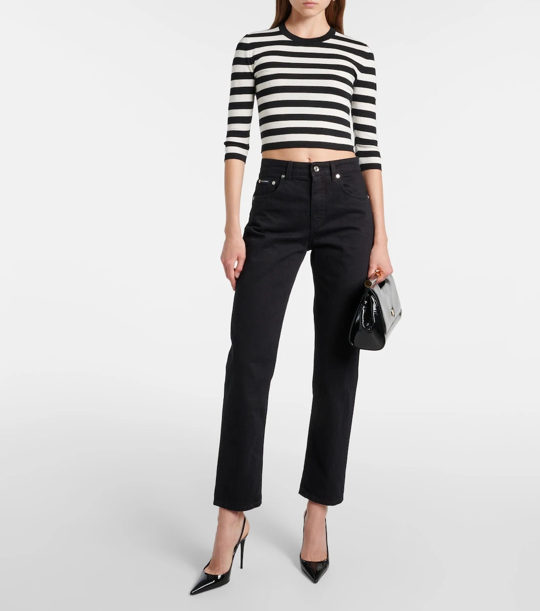 Dolce&Gabbana - High-rise slim jeans