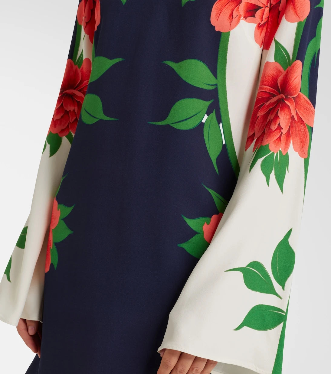 La DoubleJ - Supremes printed satin minidress