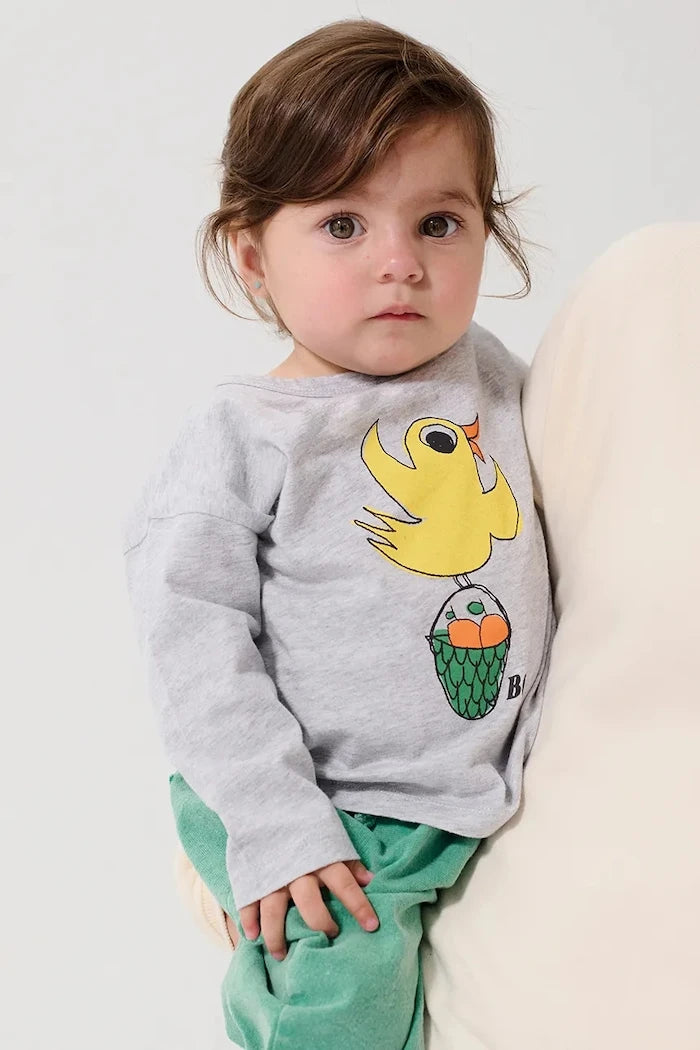 Bebek Uzun Kollu Pamuklu Bluz Bobo Choses Flying Oranges