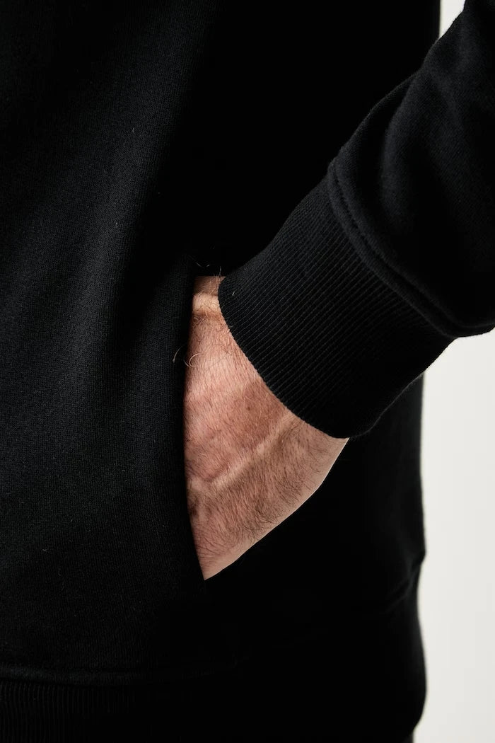 Rossignol erkek pamuklu fermuarlı kapüşonlu sweatshirt HERO