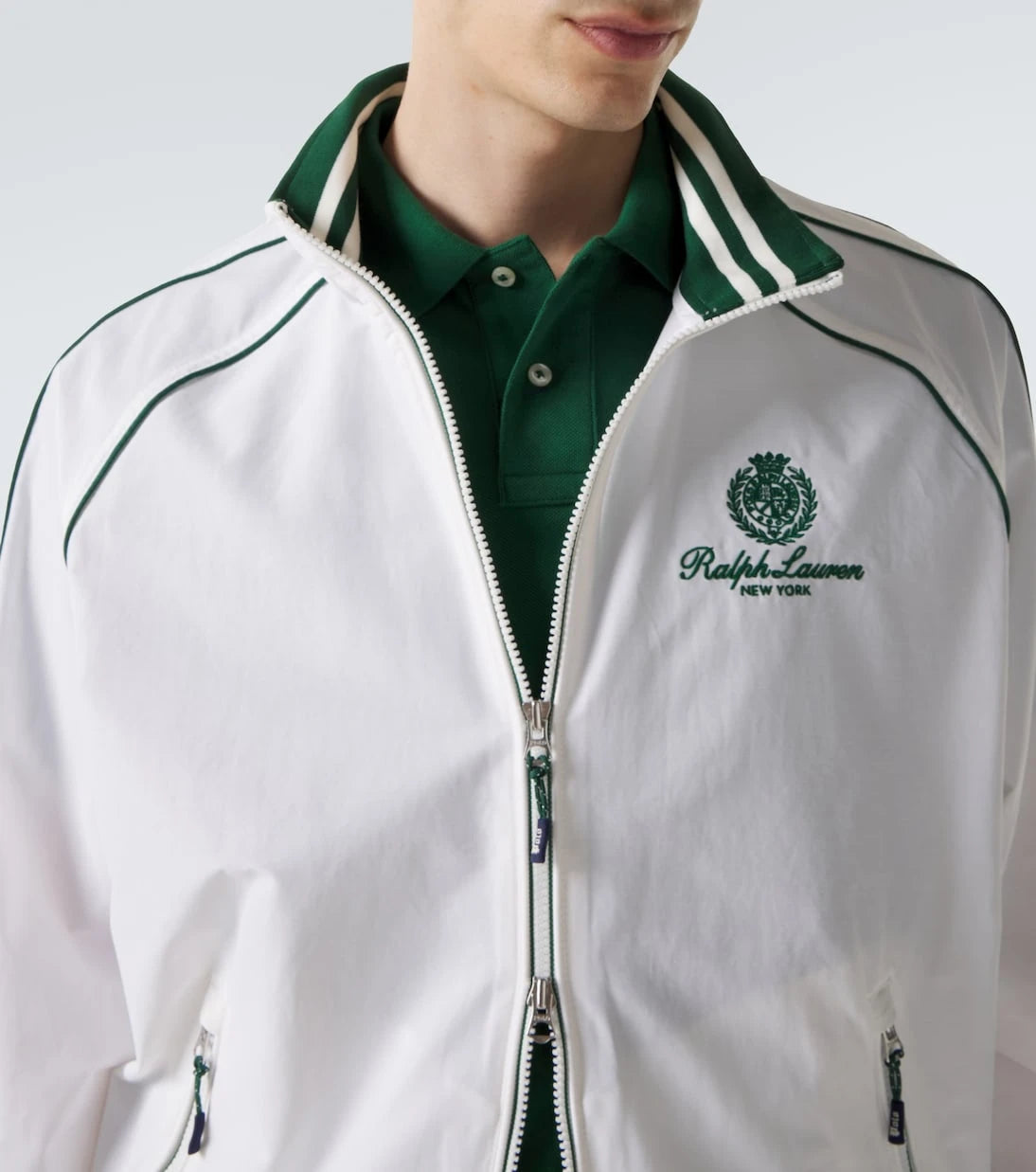 Polo Ralph Lauren - Logo cotton-blend track jacket