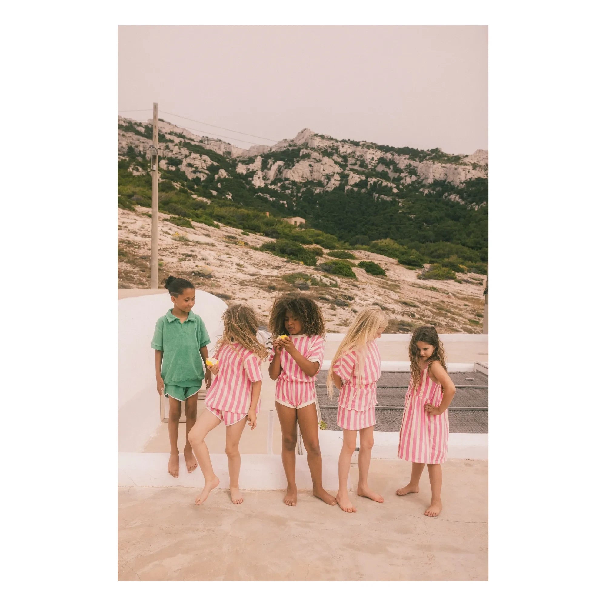 We Are Kids - Jen Organic terry skirt | Candy pink