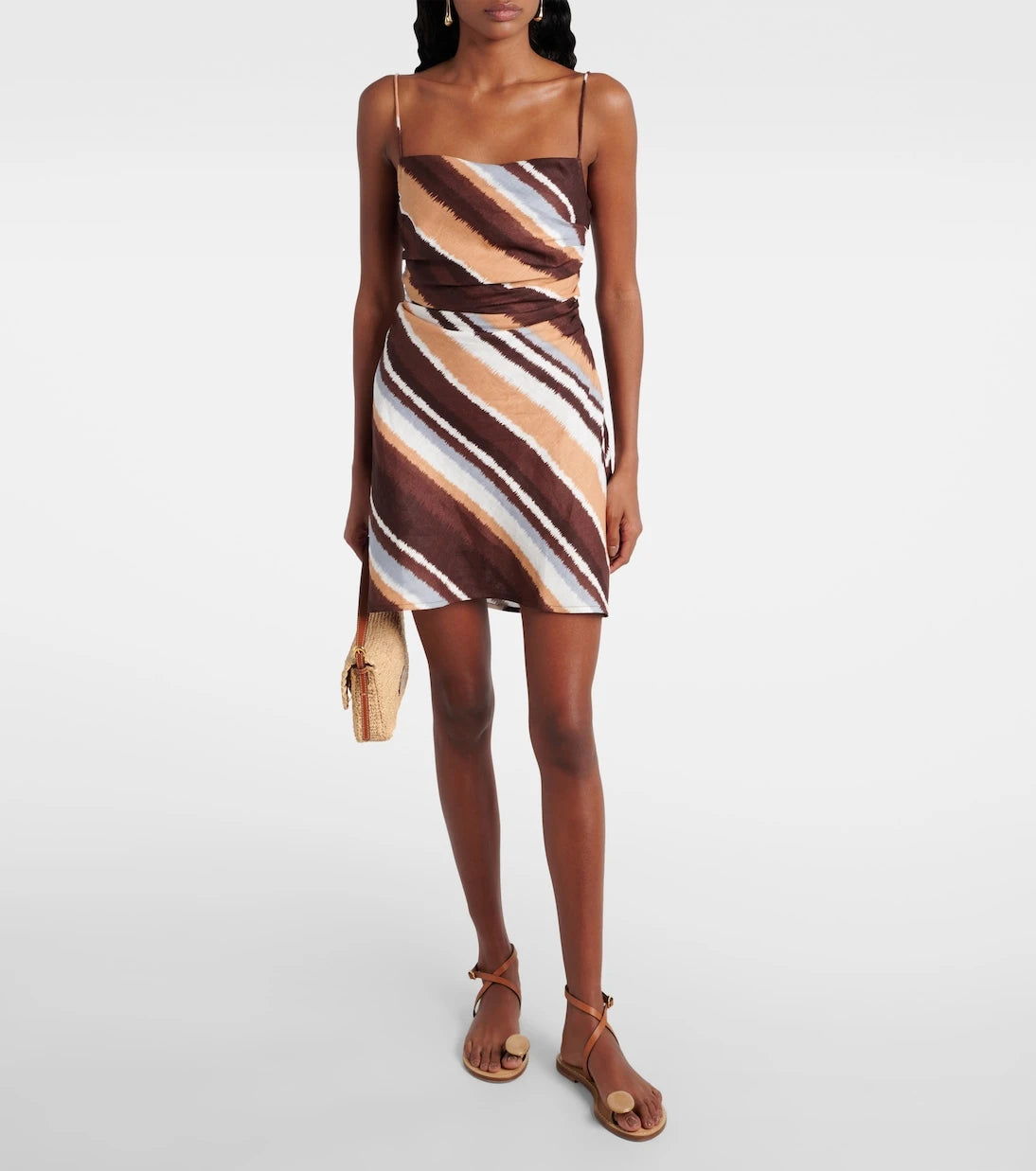 Faithfull - Maryse striped linen minidress