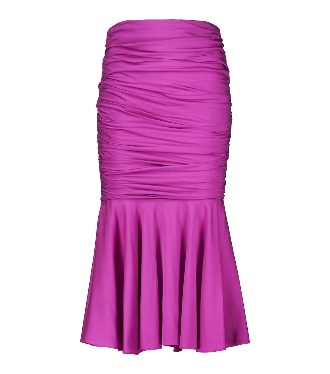 Stella McCartney - Henley flared gathered midi skirt