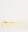 Yellow Oval Sunglasses