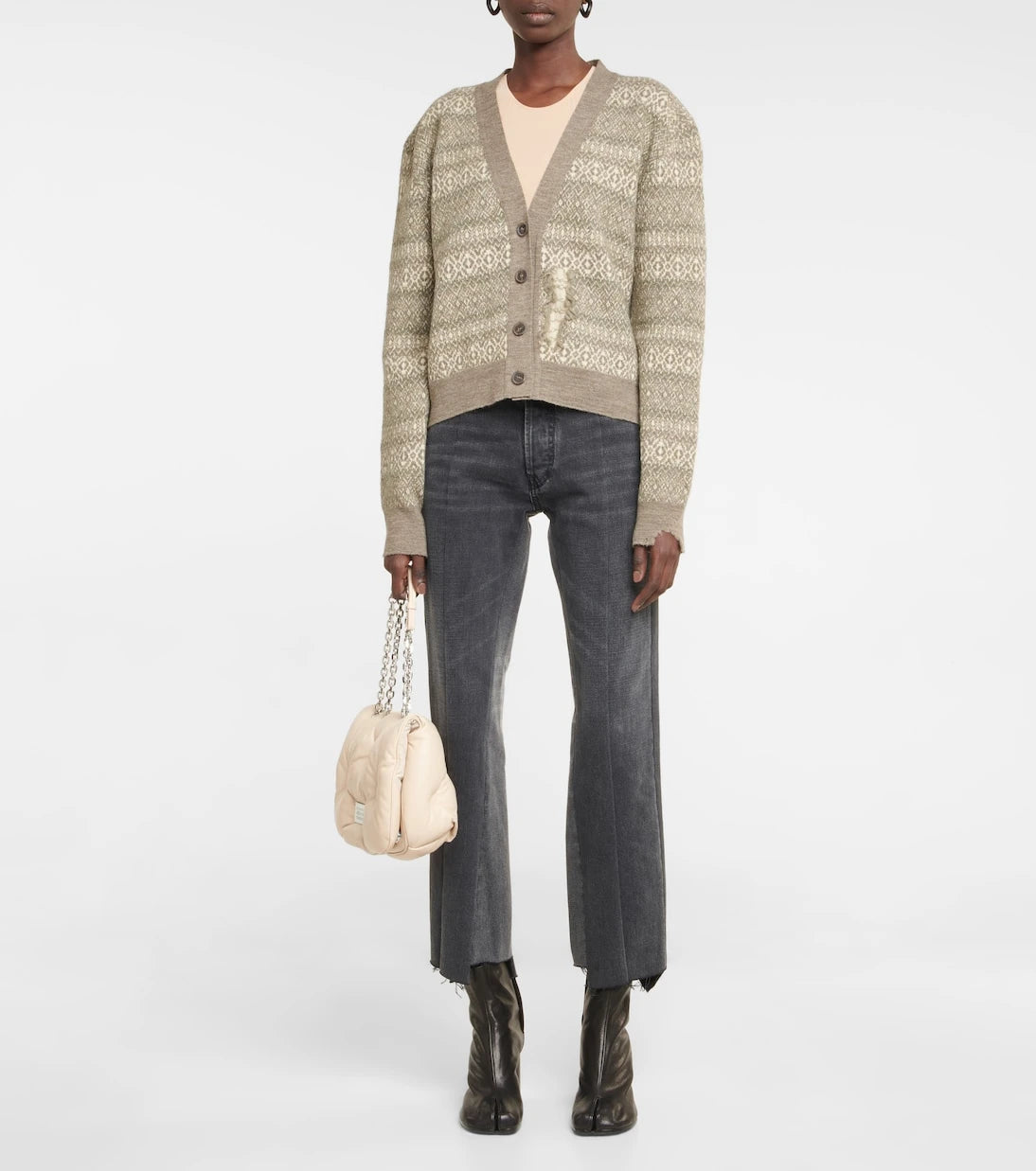 Maison Margiela - Tabi leather ankle boots