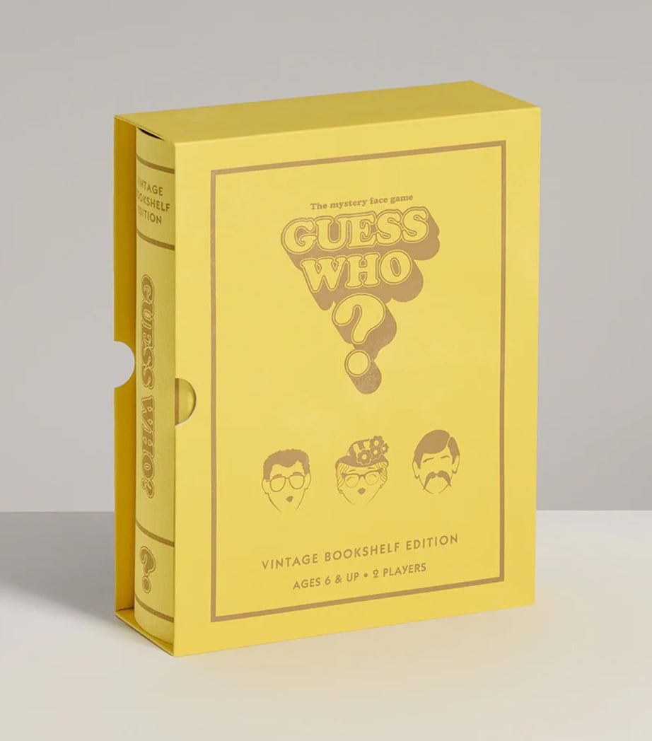 Guess Who Vintage Bookshelf Edition Board Game