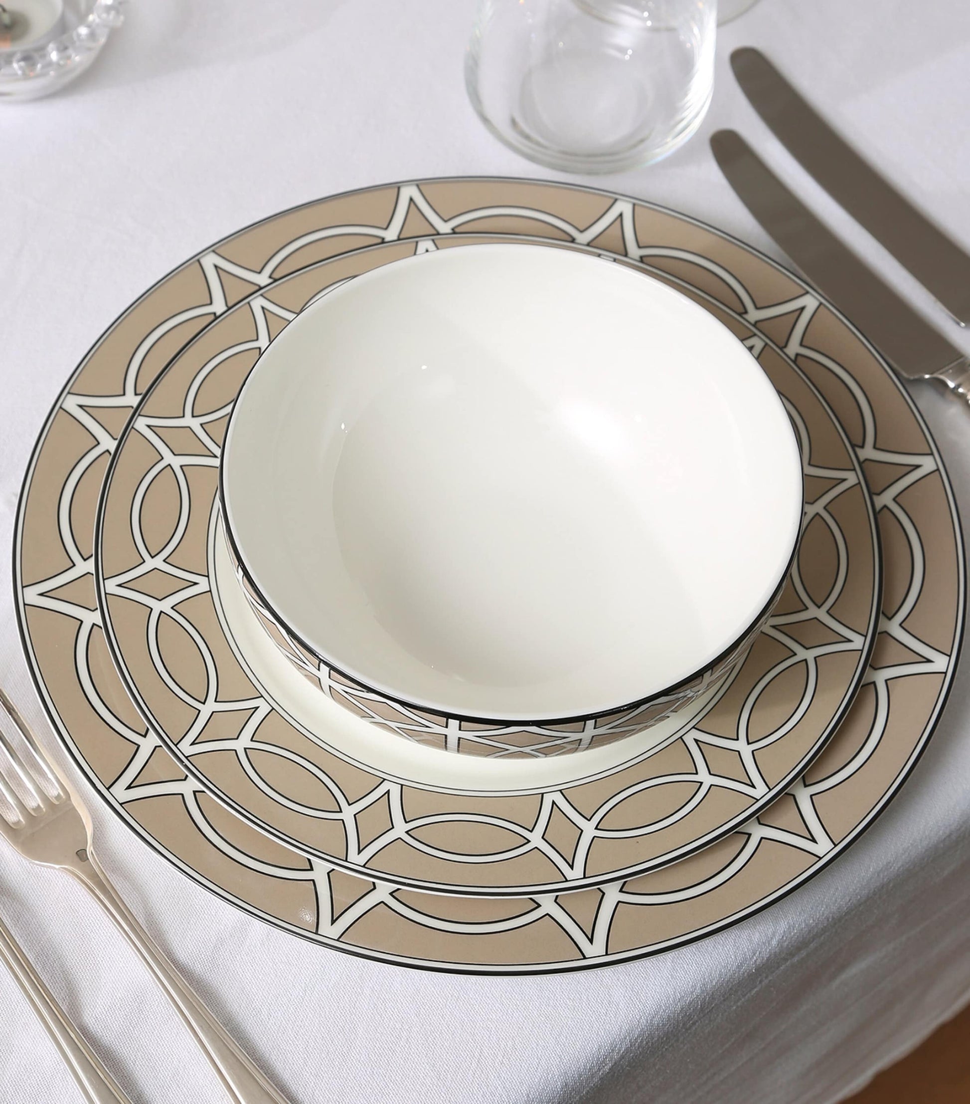 O.W.London Set of 2 Loop Dessert Plates (21cm)