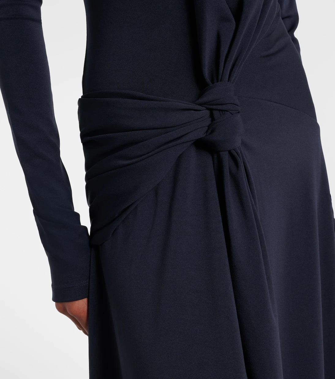 Victoria Beckham - Gathered jersey midi dress