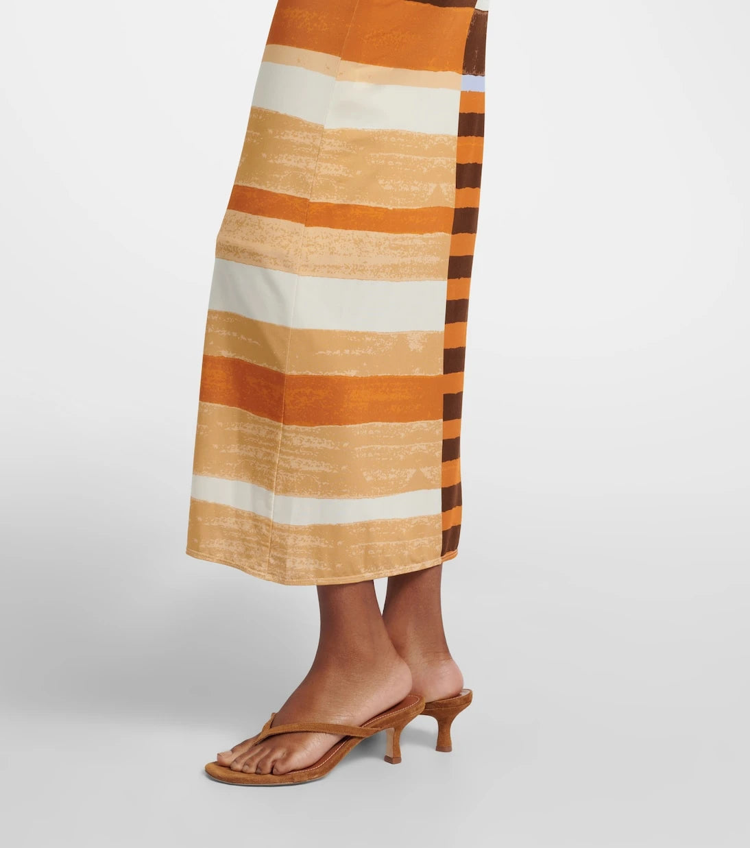 Cala de la Cruz - Ornella striped midi dress