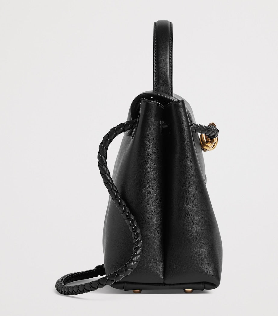 Bottega Veneta Black Small Calfskin Ciao Ciao Top-Handle Bag