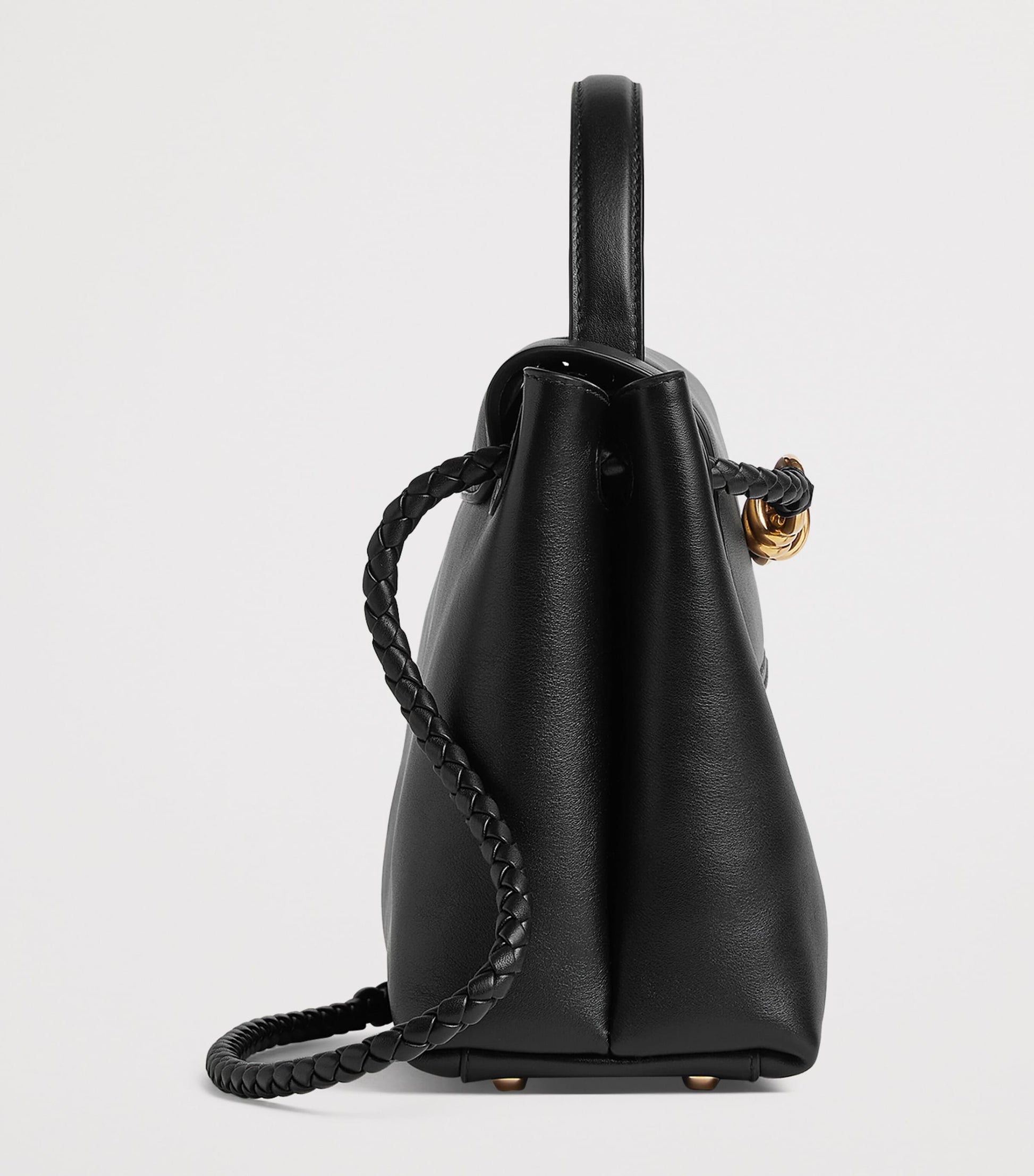 Bottega Veneta Black Small Calfskin Ciao Ciao Top-Handle Bag