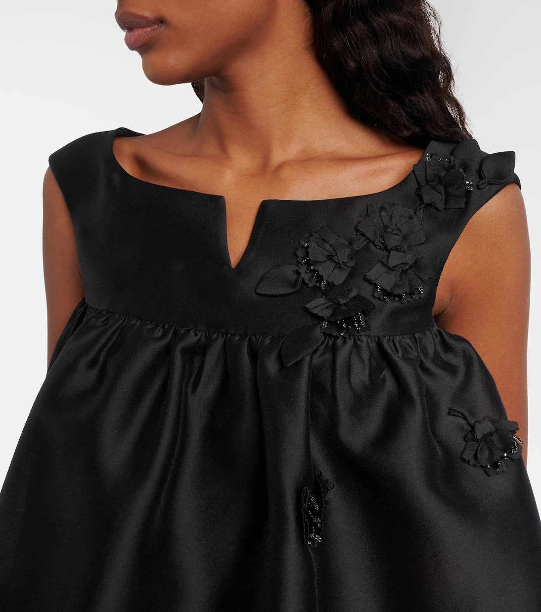 Shushu/Tong - Floral-appliqué top