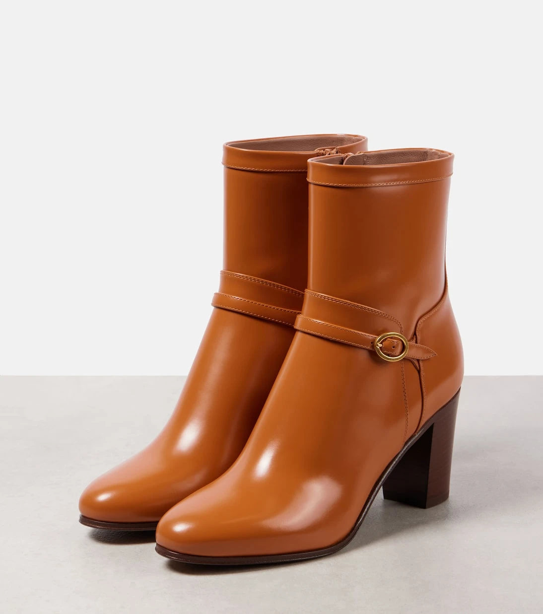 Valentino Garavani - Pattie 75 leather ankle boots