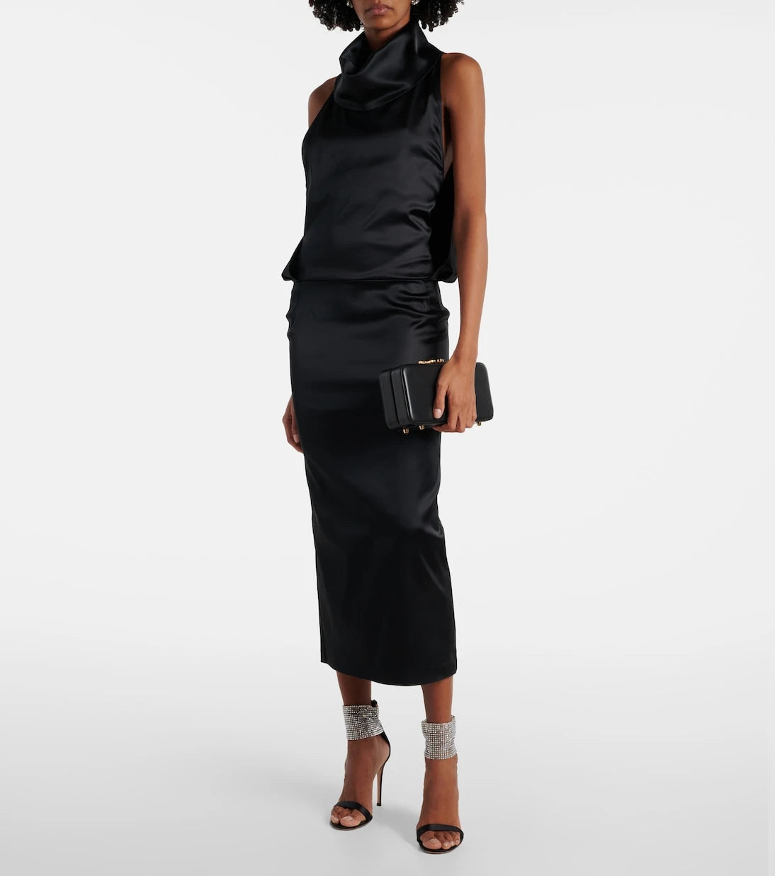 Gianvito Rossi - Valì leather clutch