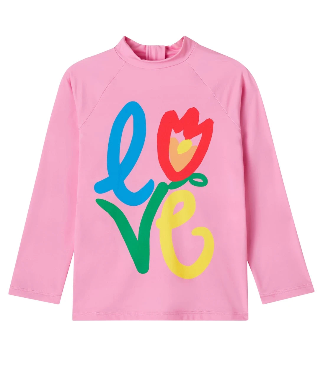 Stella McCartney Kids - توب للحماية من الطفح الجلدي بطبعة