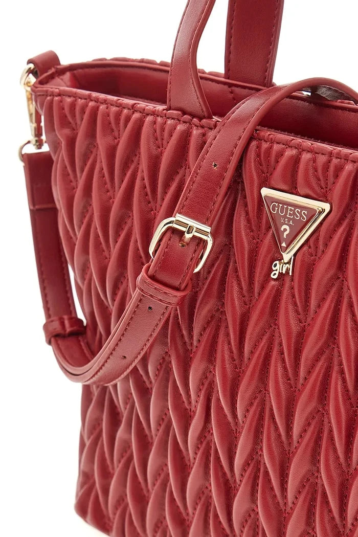 Guess çocuklar için suni deri tote çanta