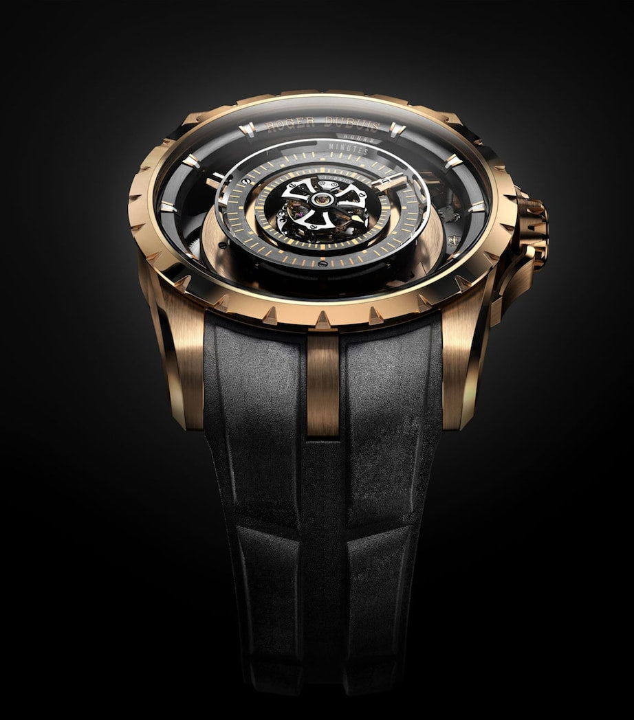 Roger Dubuis Pink Gold Orbis in Machina Monotourbillon Watch 45mm