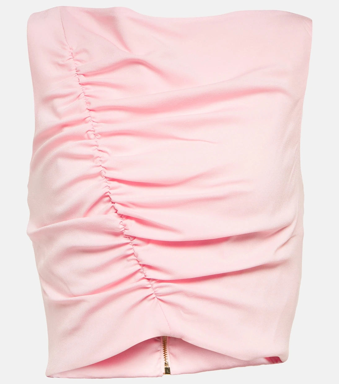 Versace - Ruched crop top