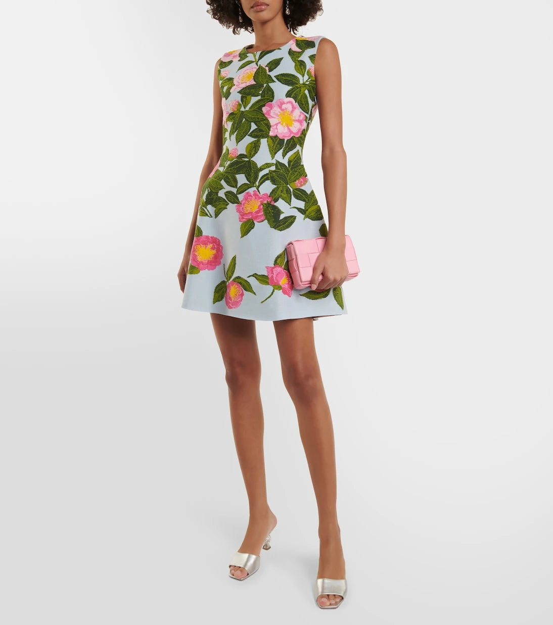 Oscar de la Renta - Printed minidress