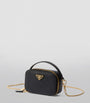 Prada Black Saffiano Leather Mini Pouch