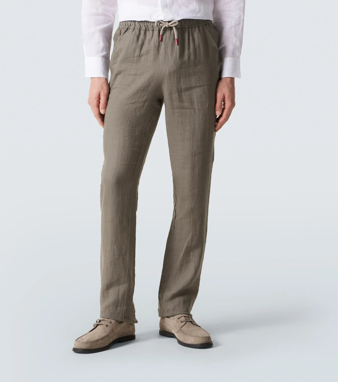 Kiton - Linen slim pants