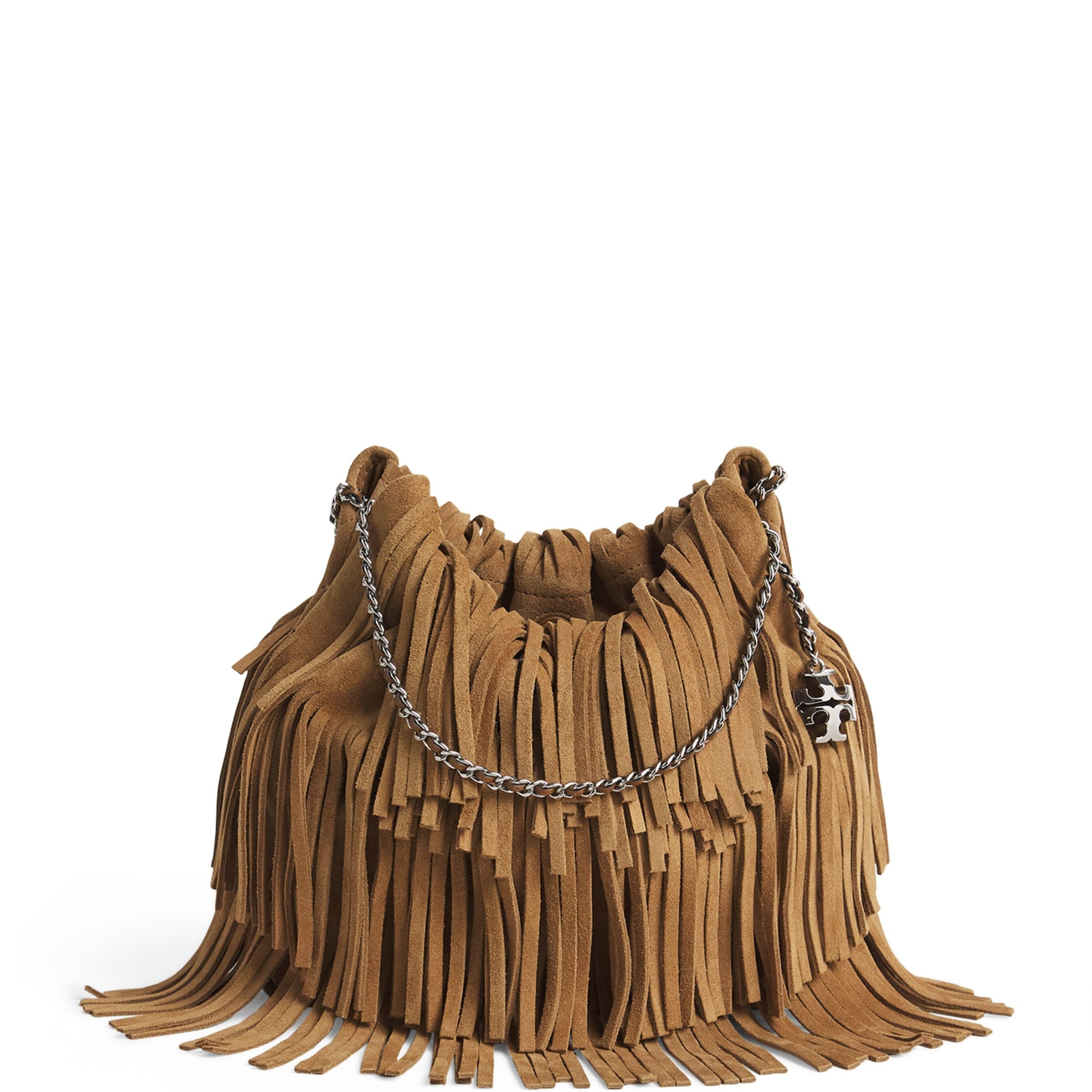 Mini Suede Fleming Top-Handle Bag