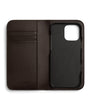 Intrecciato Leather iPhone 16 Pro Foglio Case