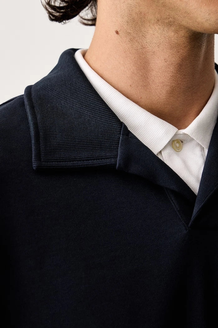 Pamuk ve elastan karışımlı erkek sweatshirt