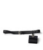 Prada Black Saffiano Leather Belt with Pouch