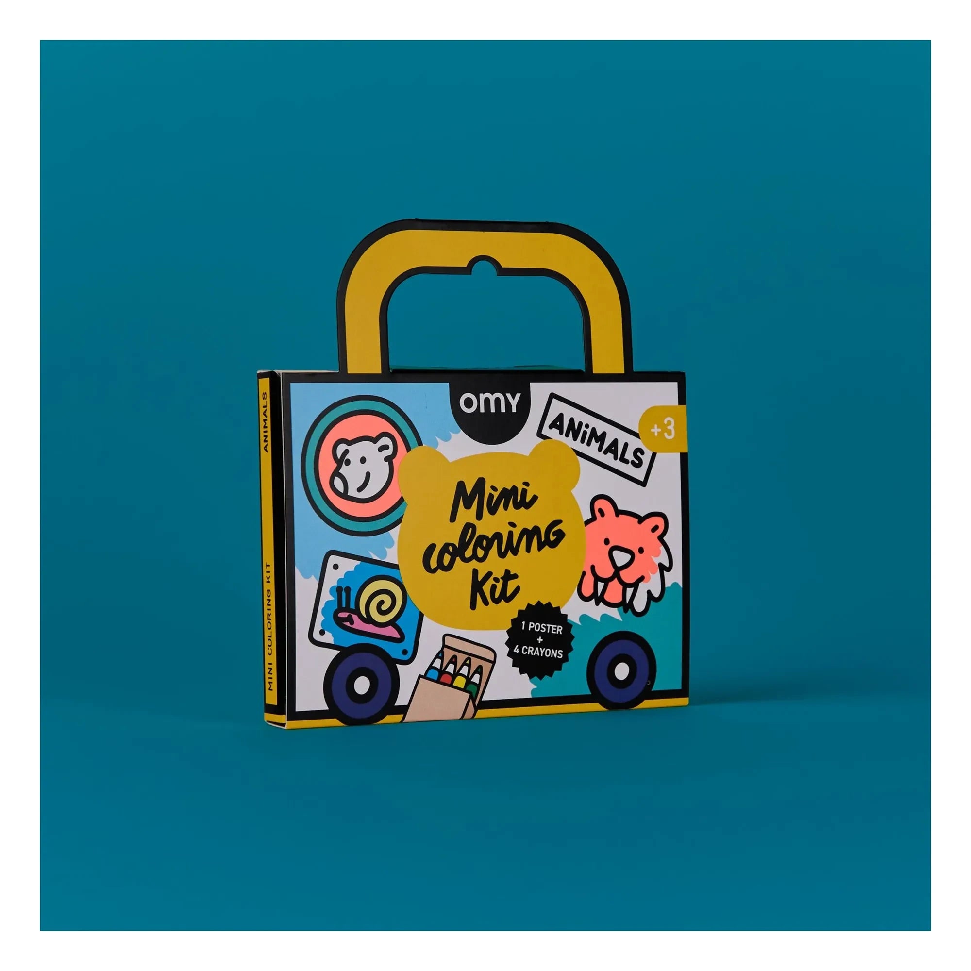Omy - Animals mini coloring set