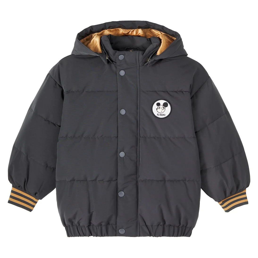 Mini Rodini - Patch-appliqué puffer jacket