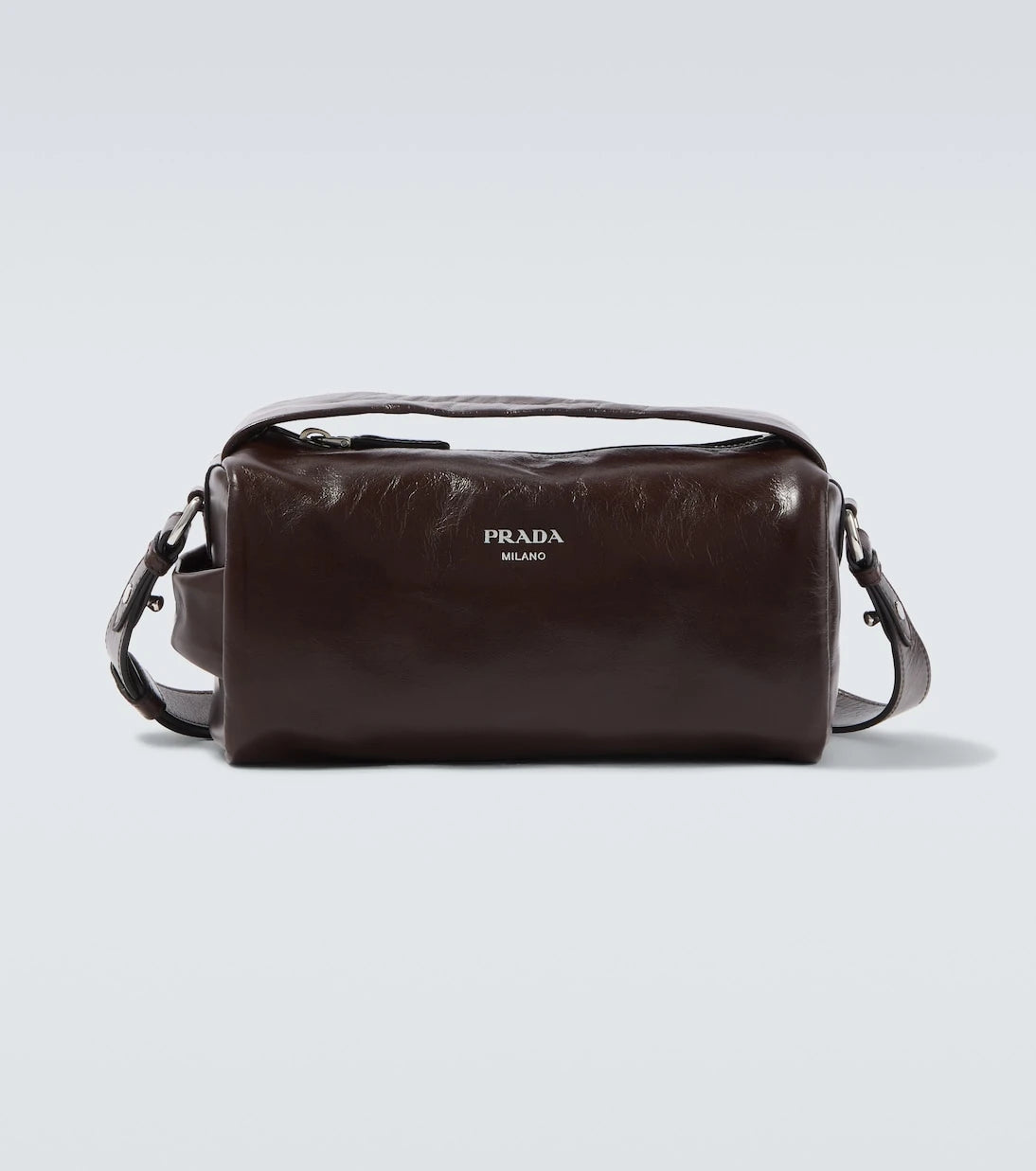 Prada - حقيبة يد كبيرة من الجلد