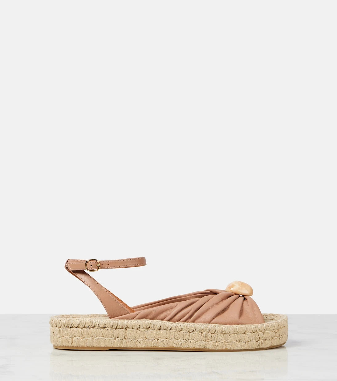 Zimmermann - Gleam leather espadrille sandals