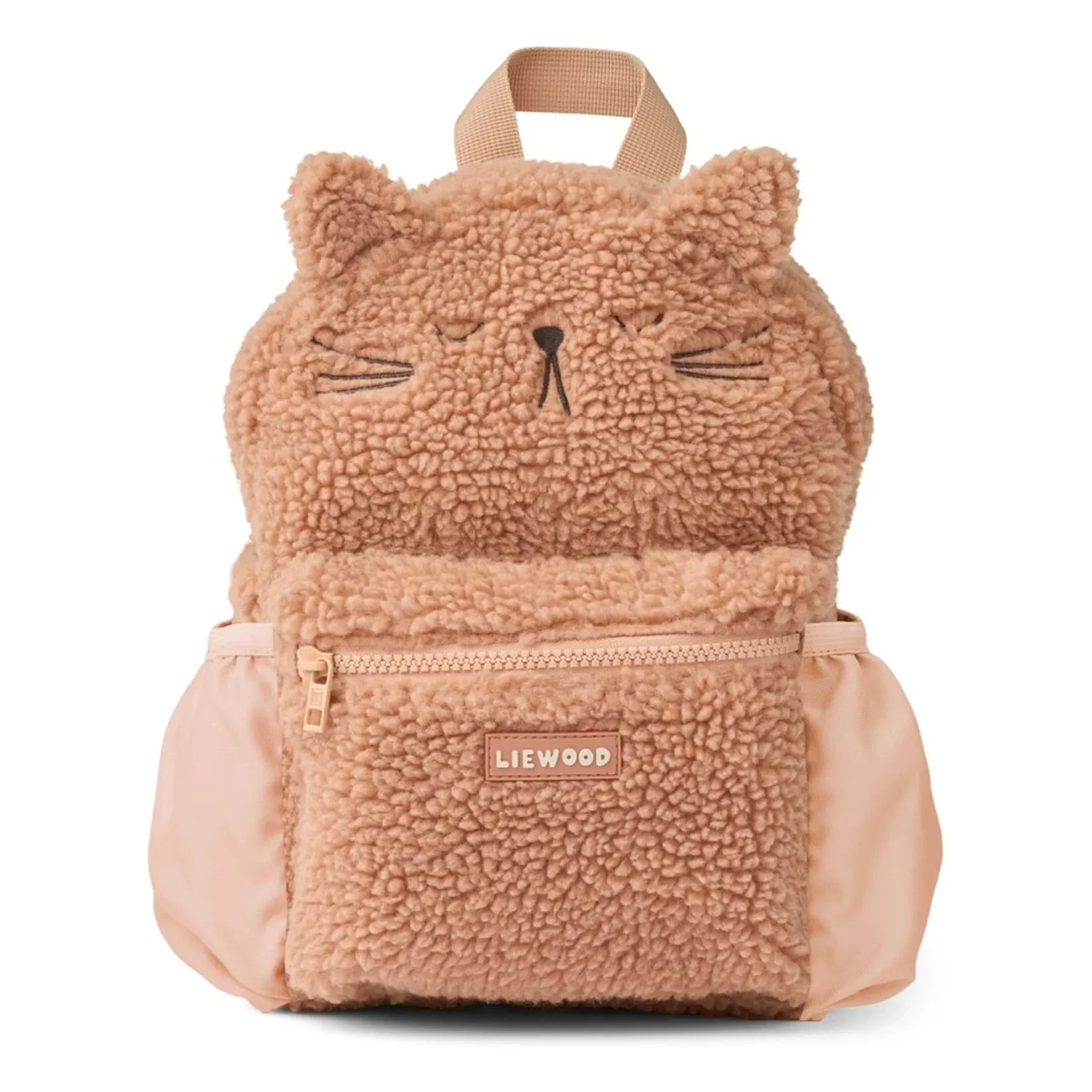 Liewood - Backpack Sherpa Andreas Cat Recycled Fiber | Pink