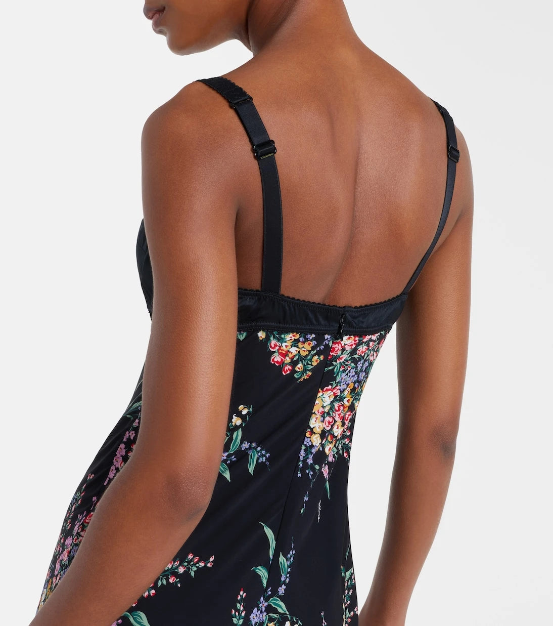 Dolce&Gabbana - Floral silk-blend charmeuse maxi dress