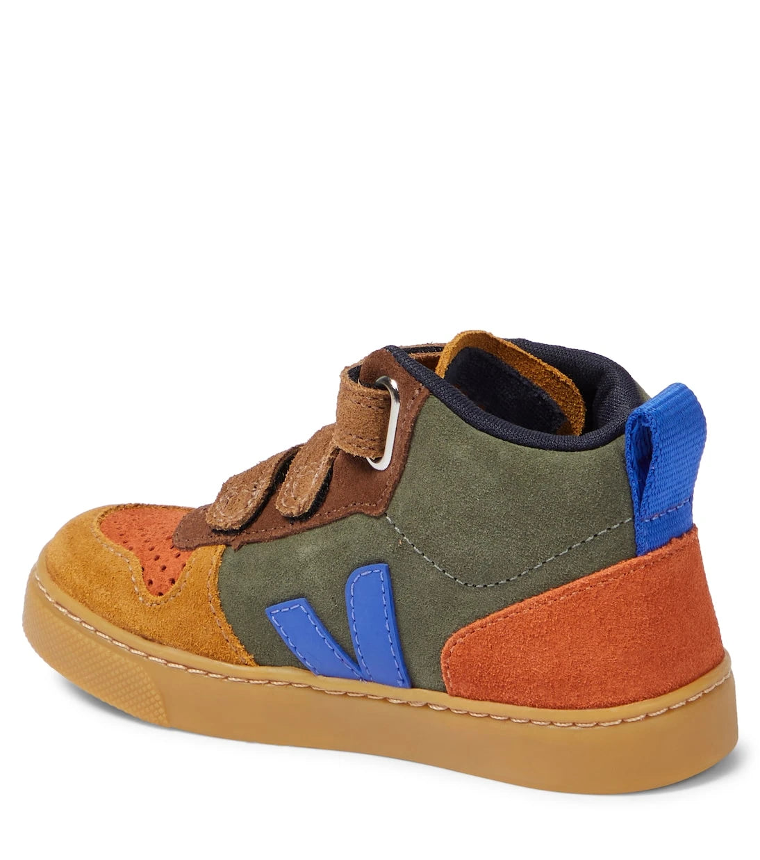 Veja Kids - V-10 Mid suede sneakers